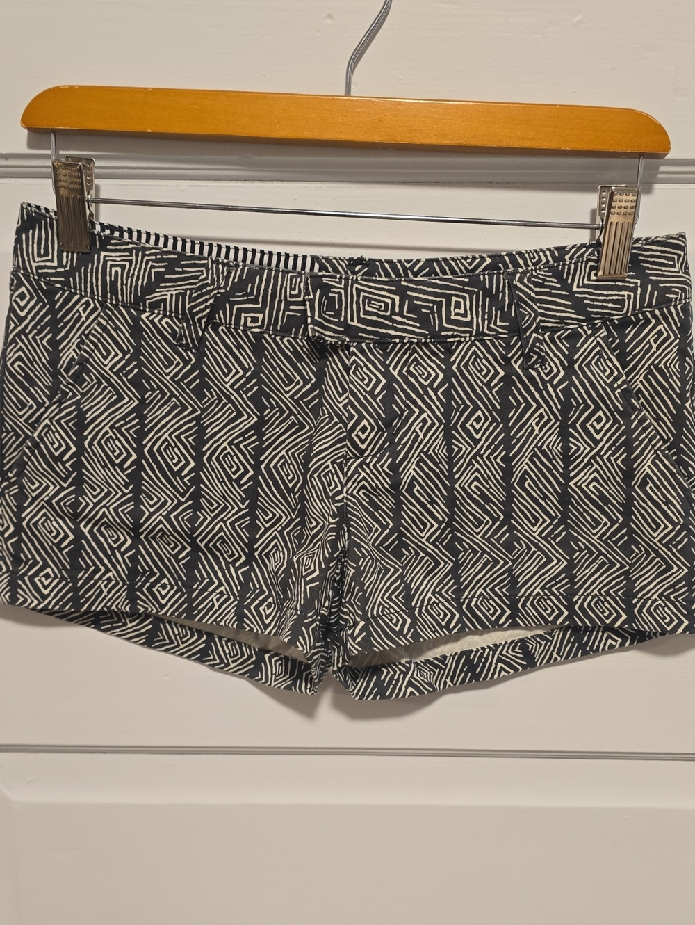 Volcom Black and White Geometric Print Shorts